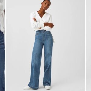 Spanx Seamed Wide Leg jeans